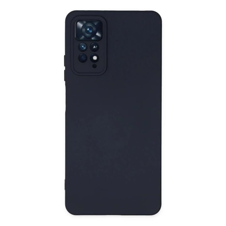 BFS  Xiaomi Redmi Note 11 Pro Kılıf Nano içi Kadife Silikon - Lacivert
