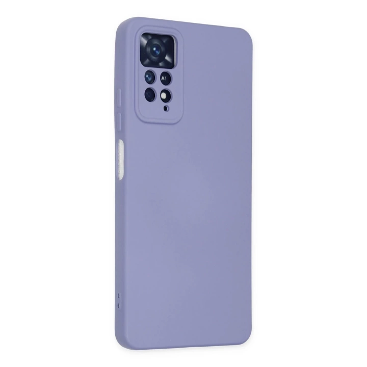 BFS  Xiaomi Redmi Note 11 Pro Kılıf Nano içi Kadife Silikon - Lila