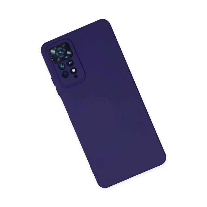 BFS  Xiaomi Redmi Note 11 Pro Kılıf Nano içi Kadife Silikon - Mor