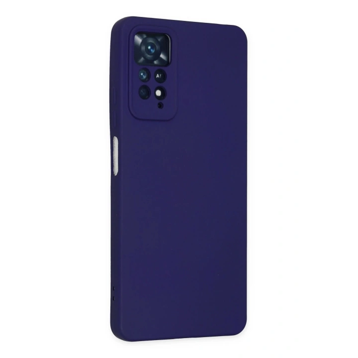 BFS Xiaomi Redmi Note 11 Pro Kılıf Nano içi Kadife Silikon - Mor