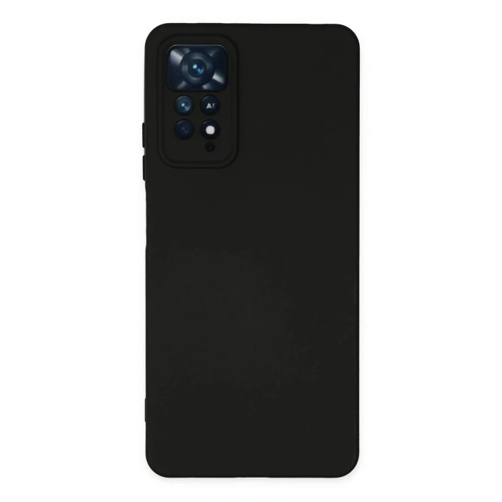 BFS Xiaomi Redmi Note 11 Pro Kılıf Nano içi Kadife Silikon - Siyah