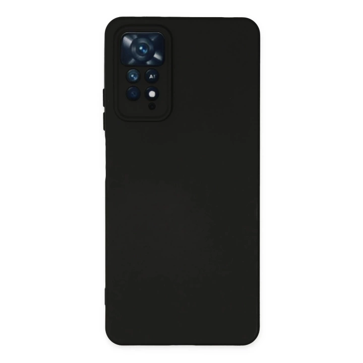 BFS  Xiaomi Redmi Note 11 Pro Kılıf Nano içi Kadife Silikon - Siyah