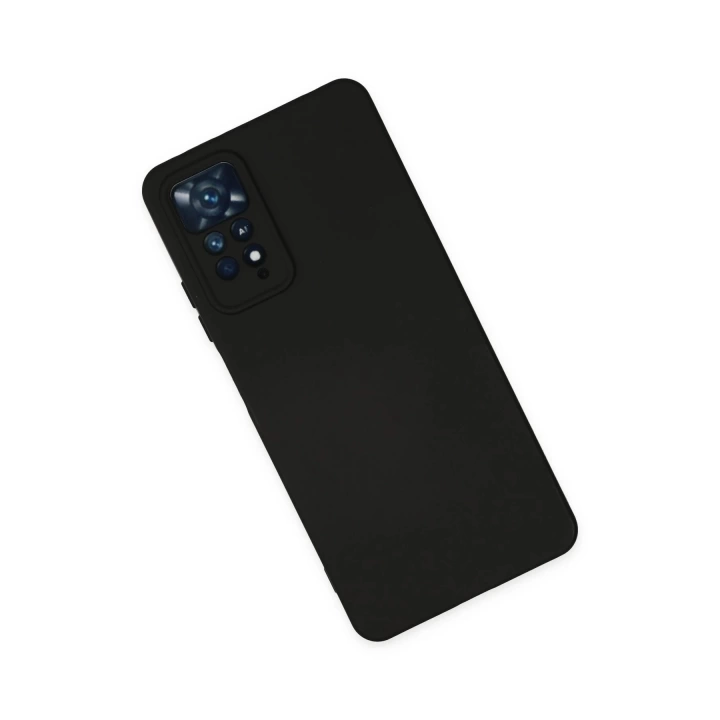 BFS  Xiaomi Redmi Note 11 Pro Kılıf Nano içi Kadife Silikon - Siyah