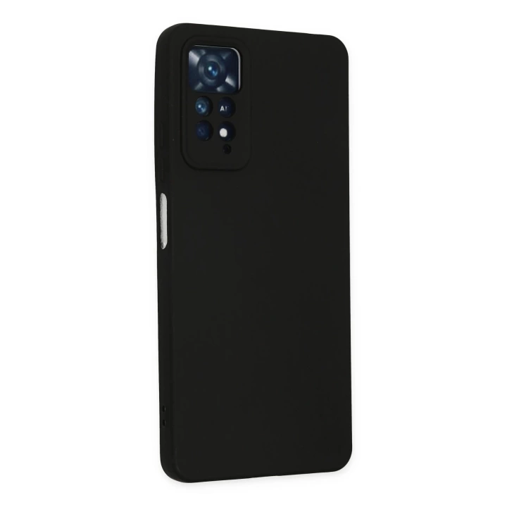 BFS  Xiaomi Redmi Note 11 Pro Kılıf Nano içi Kadife Silikon - Siyah