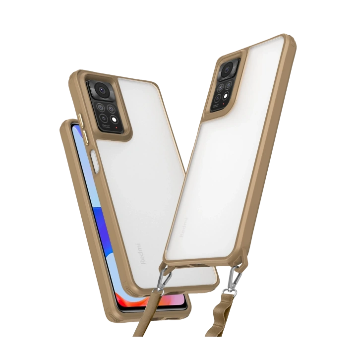 BFS  Xiaomi Redmi Note 11 Pro Kılıf Penta Silikon Kılıf - Çöl Titanyum