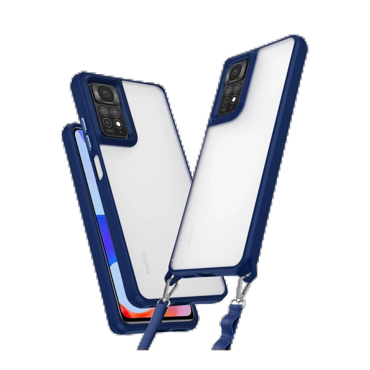 BFS  Xiaomi Redmi Note 11 Pro Kılıf Penta Silikon Kılıf - Lacivert
