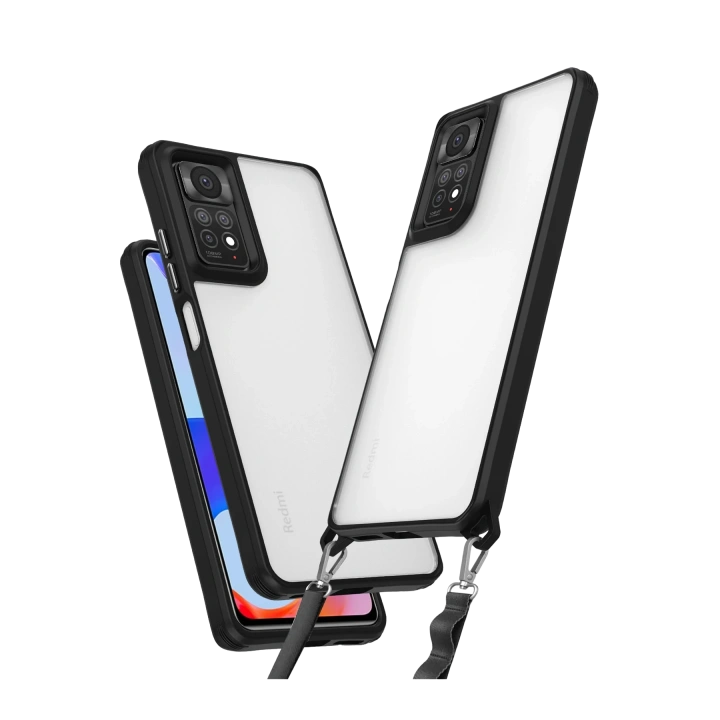 BFS  Xiaomi Redmi Note 11 Pro Kılıf Penta Silikon Kılıf - Siyah