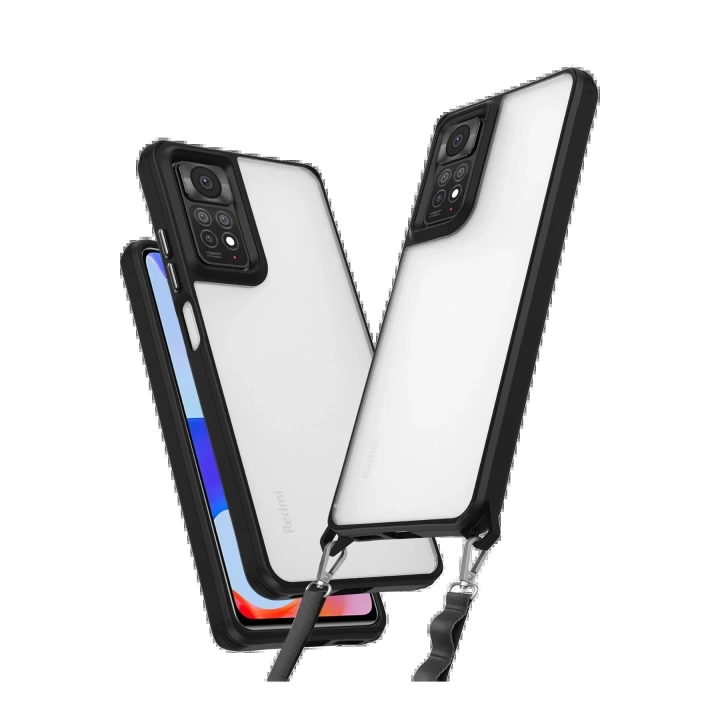 BFS  Xiaomi Redmi Note 11 Pro Kılıf Penta Silikon Kılıf - Siyah