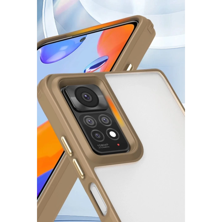 BFS  Xiaomi Redmi Note 11 Pro Kılıf Penta Silikon Kılıf - Titan Gri