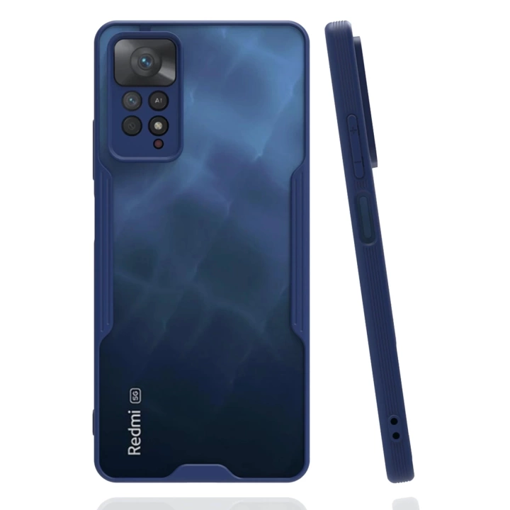 BFS  Xiaomi Redmi Note 11 Pro Kılıf Platin Silikon - Lacivert