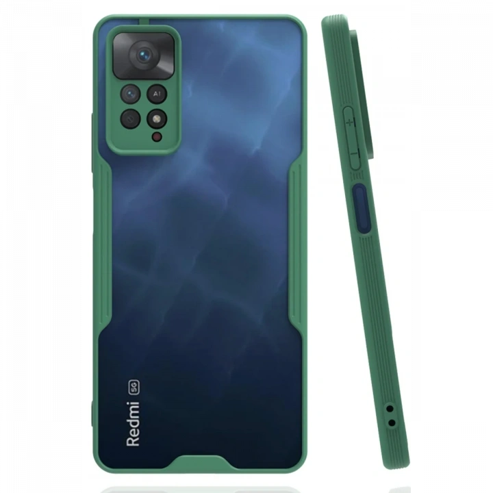 BFS  Xiaomi Redmi Note 11 Pro Kılıf Platin Silikon - Yeşil