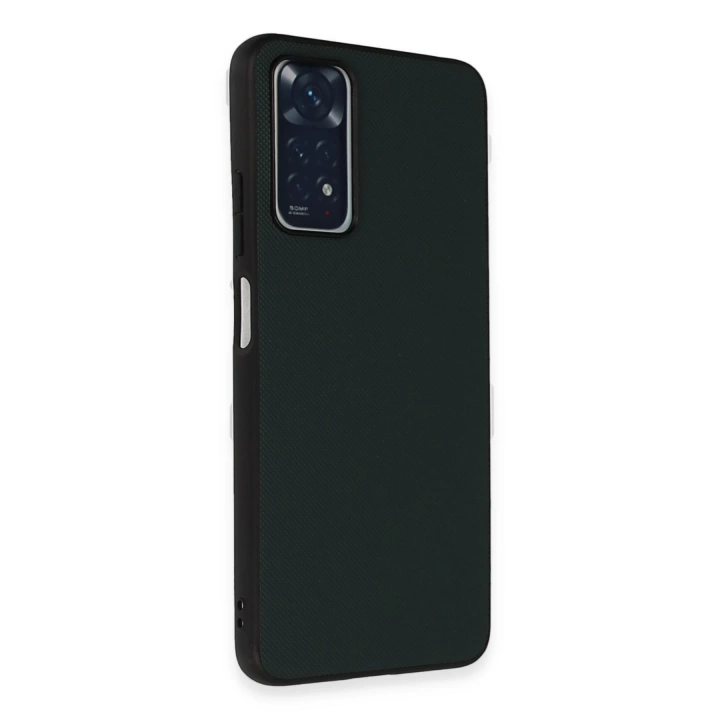 BFS  Xiaomi Redmi Note 11 Pro Kılıf Taft Kapak - Koyu Yeşil