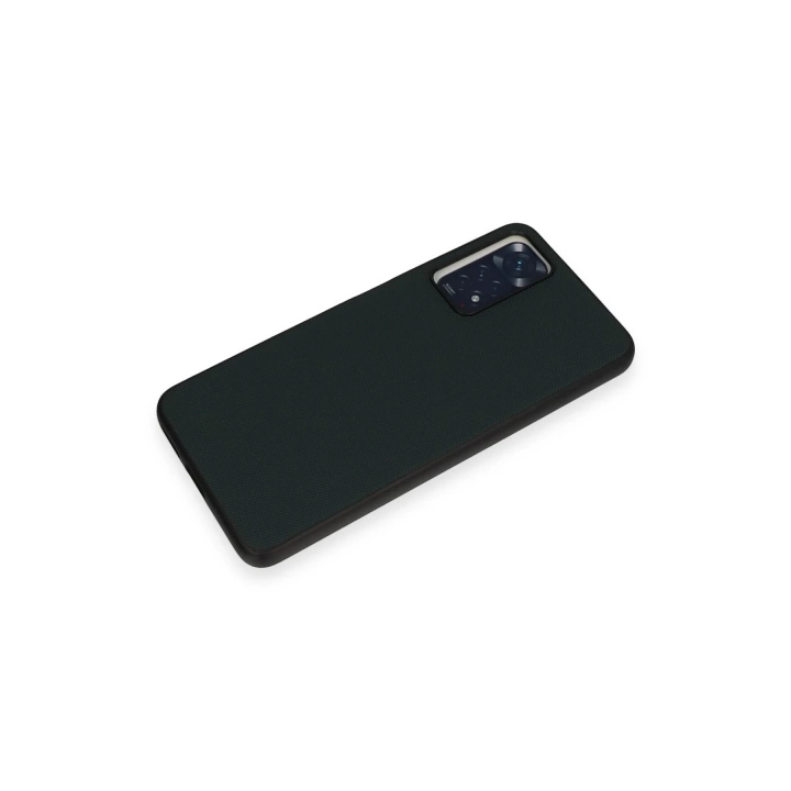 BFS  Xiaomi Redmi Note 11 Pro Kılıf Taft Kapak - Koyu Yeşil