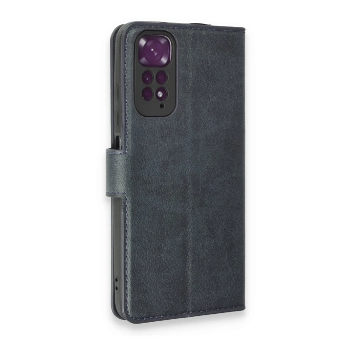 BFS  Xiaomi Redmi Note 11 Pro Kılıf Trend S Plus Kapaklı Kılıf - Lacivert