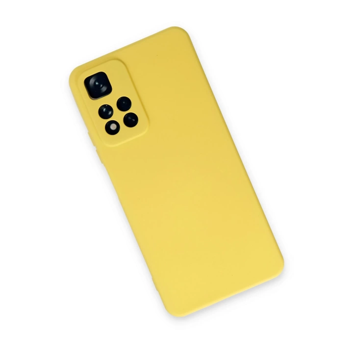 BFS  Xiaomi Redmi Note 11 Pro Plus 5G Kılıf Nano içi Kadife Silikon - Sarı