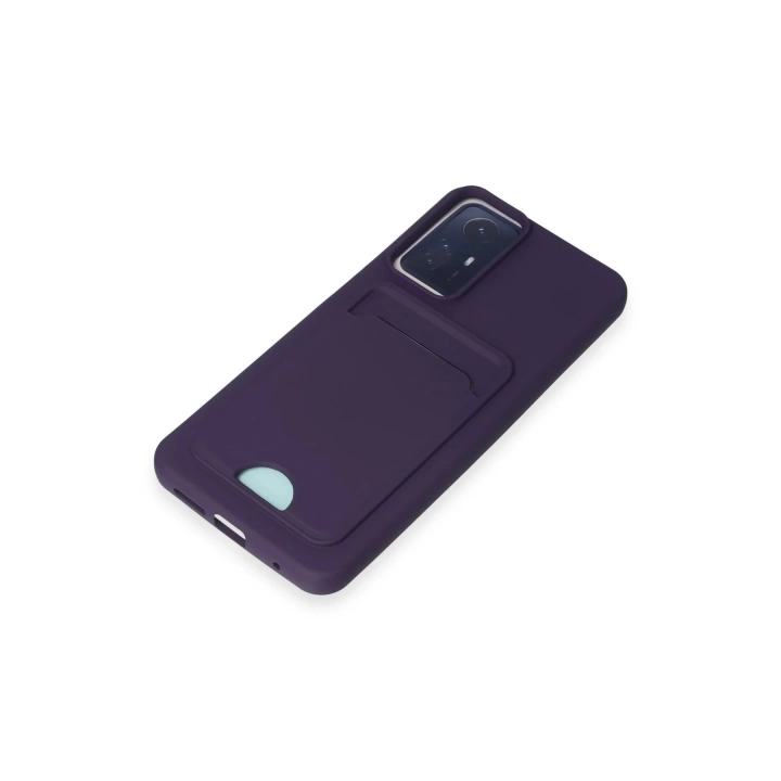 BFS  Xiaomi Redmi Note 11S Kılıf Kelvin Kartvizitli Silikon - Derin Mor