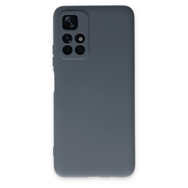 BFS  Xiaomi Redmi Note 11T Kılıf Nano içi Kadife Silikon - Gri