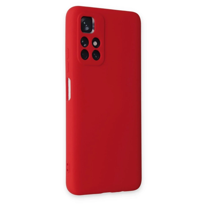 BFS  Xiaomi Redmi Note 11T Kılıf Nano içi Kadife Silikon - Kırmızı
