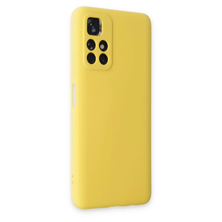 BFS  Xiaomi Redmi Note 11T Kılıf Nano içi Kadife Silikon - Sarı
