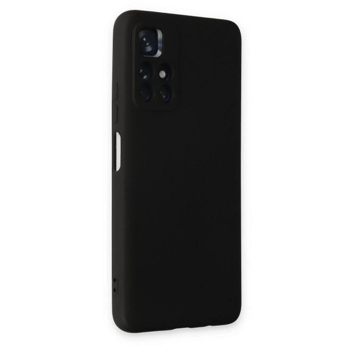 BFS  Xiaomi Redmi Note 11T Kılıf Nano içi Kadife Silikon - Siyah