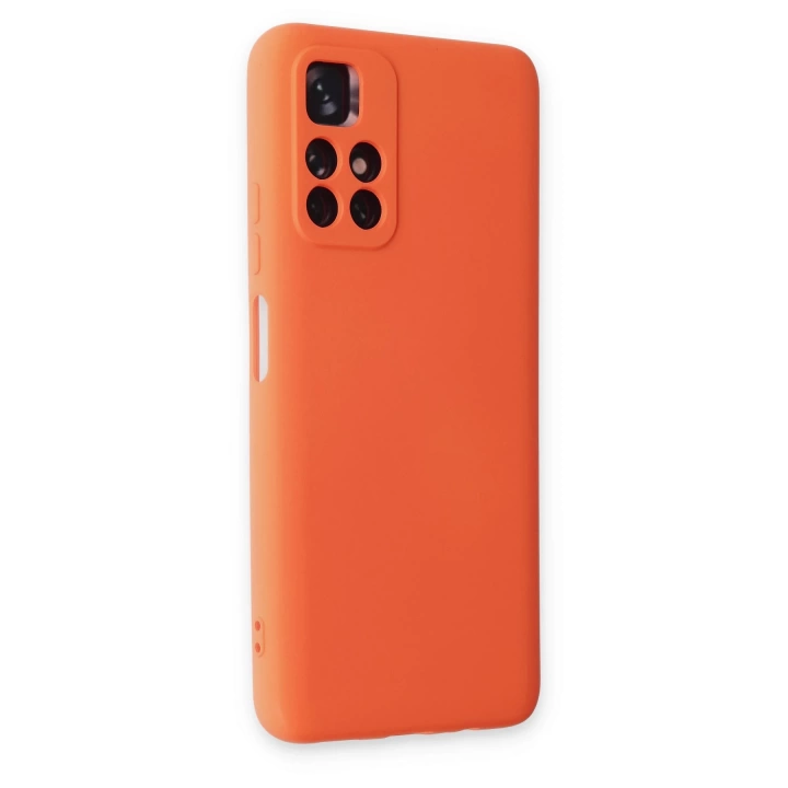 BFS  Xiaomi Redmi Note 11T Kılıf Nano içi Kadife Silikon - Turuncu