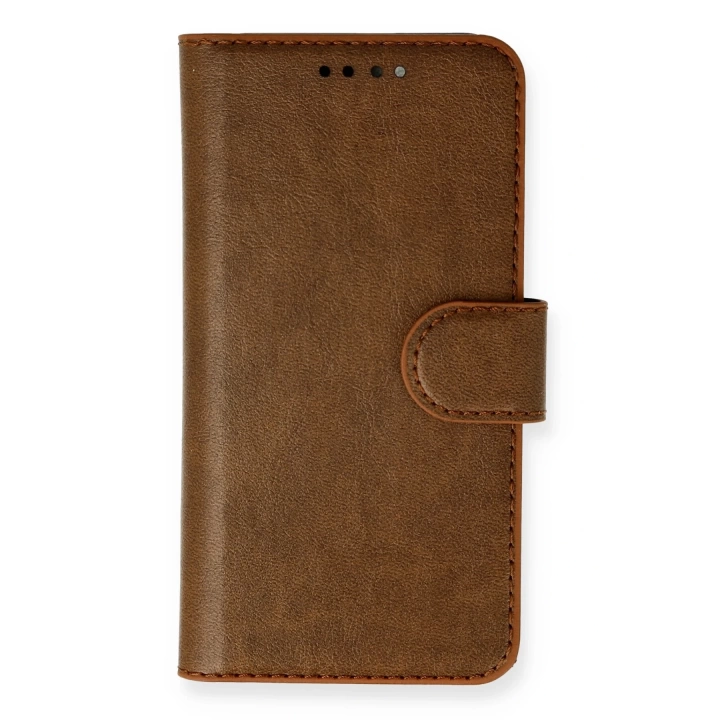 BFS  Xiaomi Redmi Note 11T Kılıf Trend S Plus Kapaklı Kılıf - Taba