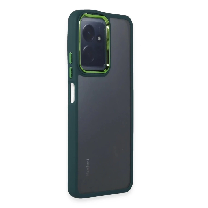 BFS  Xiaomi Redmi Note 12 4G Kılıf Dora Kapak - Haki Yeşil