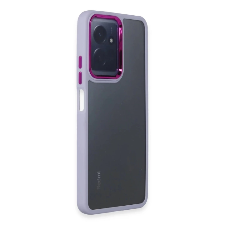 BFS  Xiaomi Redmi Note 12 4G Kılıf Dora Kapak - Lila