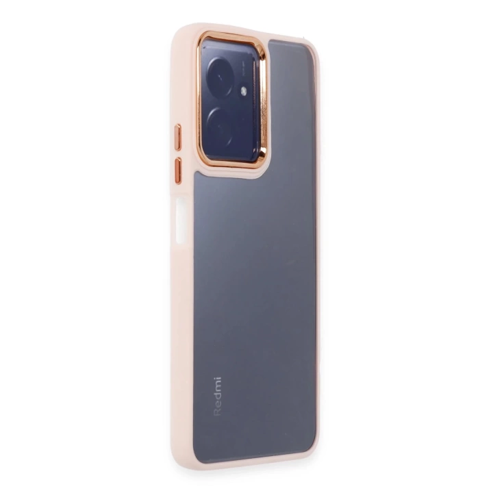 BFS  Xiaomi Redmi Note 12 4G Kılıf Dora Kapak - Pudra