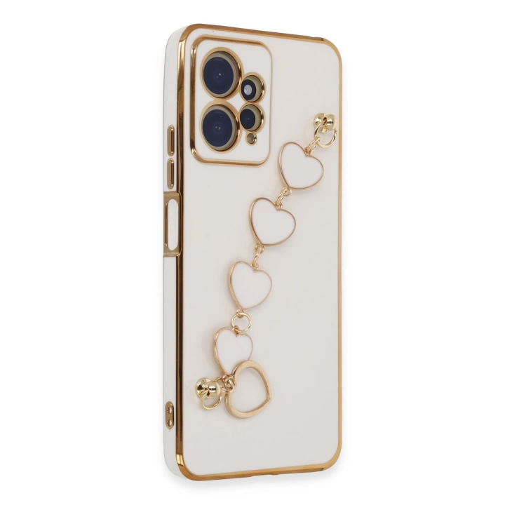 BFS  Xiaomi Redmi Note 12 4G Kılıf Esila Silikon - Beyaz