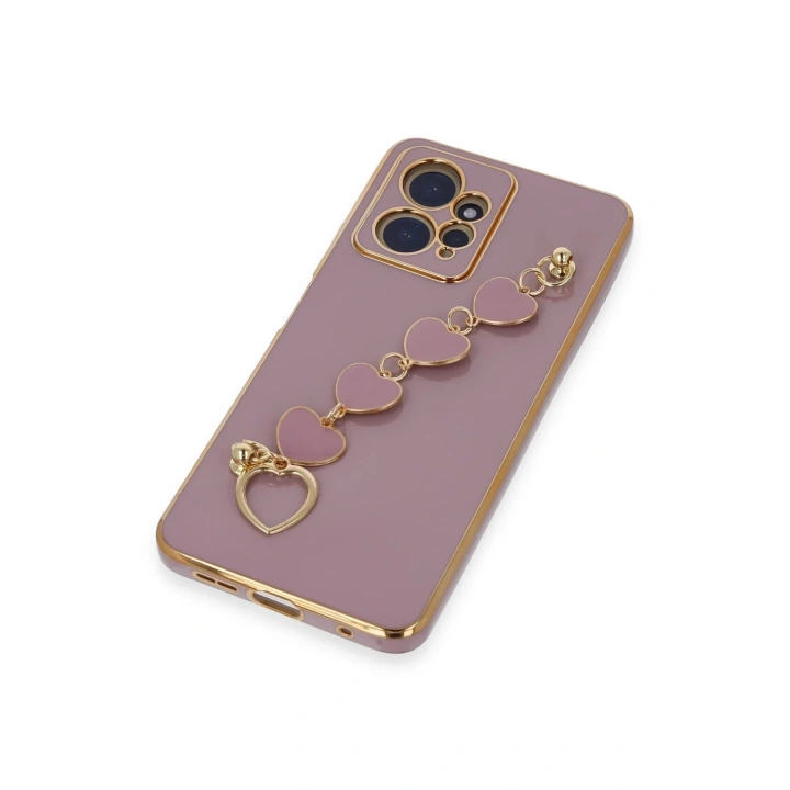 BFS Xiaomi Redmi Note 12 4G Kılıf Esila Silikon - Mor