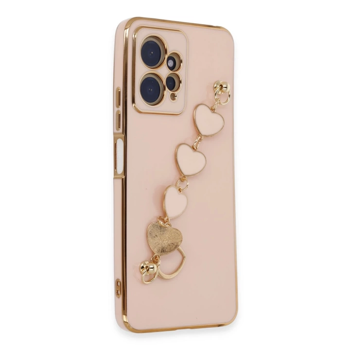 BFS  Xiaomi Redmi Note 12 4G Kılıf Esila Silikon - Pudra