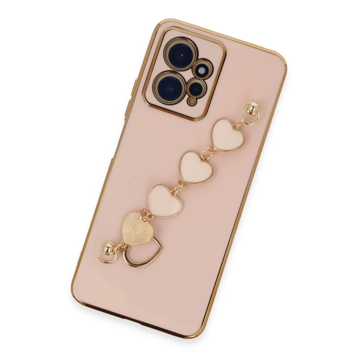 BFS  Xiaomi Redmi Note 12 4G Kılıf Esila Silikon - Pudra