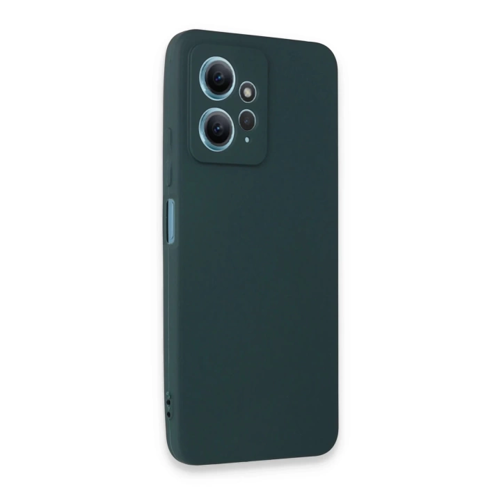 BFS  Xiaomi Redmi Note 12 4G Kılıf First Silikon - Koyu Yeşil