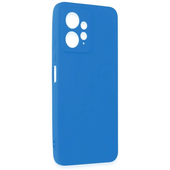 BFS  Xiaomi Redmi Note 12 4G Kılıf First Silikon - Mavi