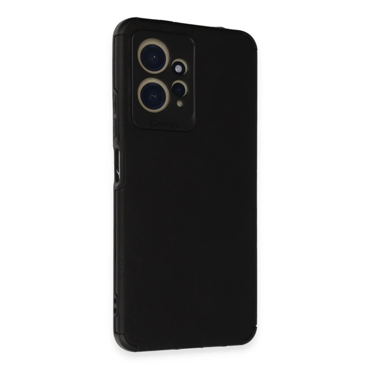 BFS Xiaomi Redmi Note 12 4G Kılıf Loop Deri Silikon - Siyah