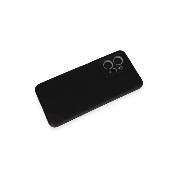 BFS  Xiaomi Redmi Note 12 4G Kılıf Loop Deri Silikon - Siyah