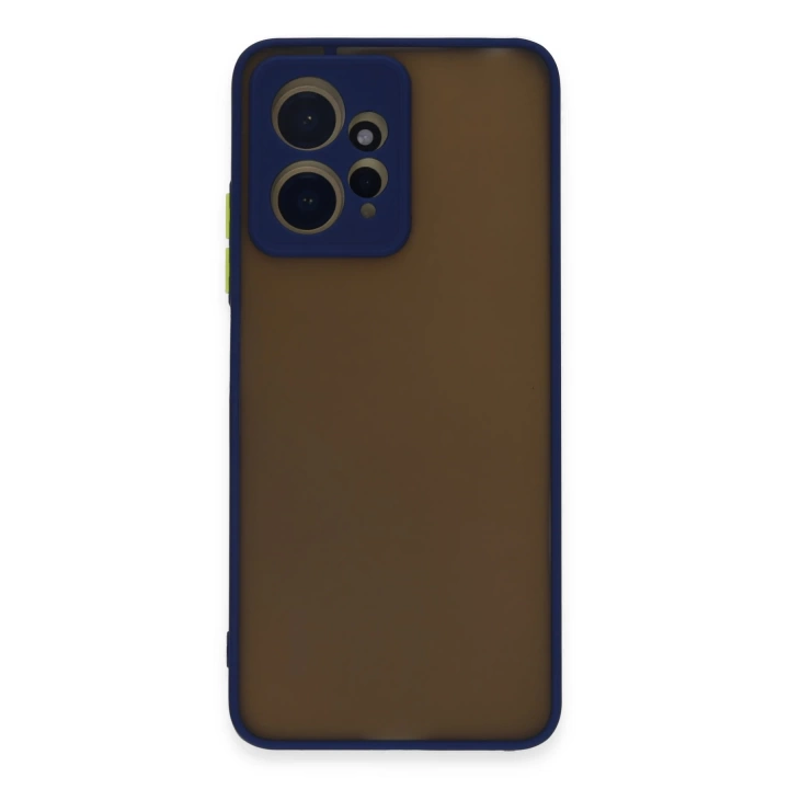 BFS  Xiaomi Redmi Note 12 4G Kılıf Montreal Silikon Kapak - Lacivert