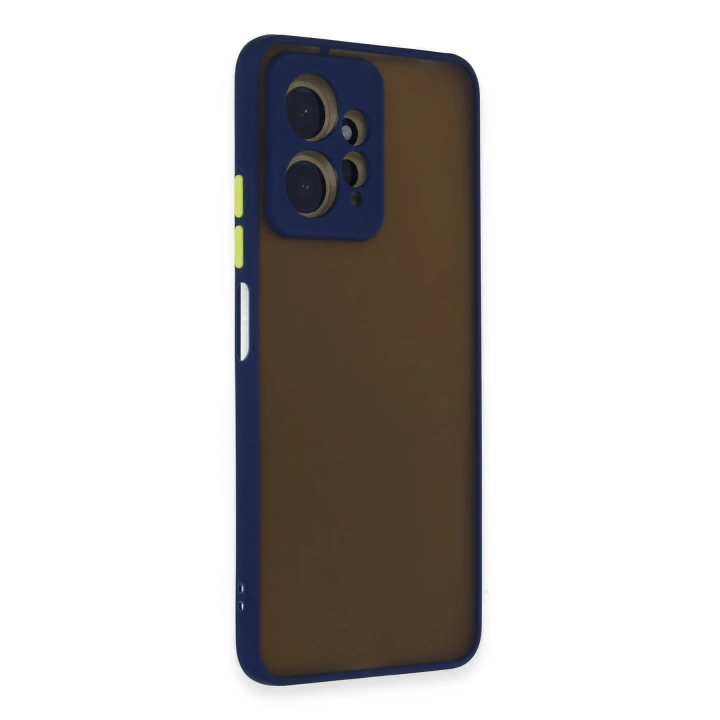 BFS  Xiaomi Redmi Note 12 4G Kılıf Montreal Silikon Kapak - Lacivert