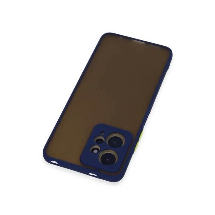 BFS  Xiaomi Redmi Note 12 4G Kılıf Montreal Silikon Kapak - Lacivert