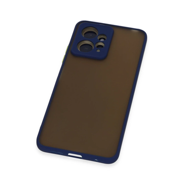 BFS  Xiaomi Redmi Note 12 4G Kılıf Montreal Silikon Kapak - Lacivert