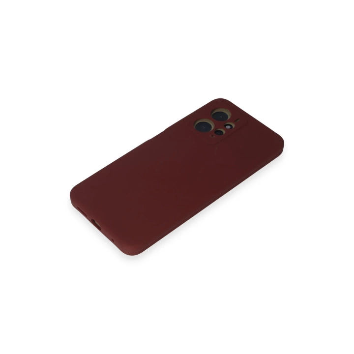 BFS  Xiaomi Redmi Note 12 4G Kılıf Nano içi Kadife Silikon - Bordo