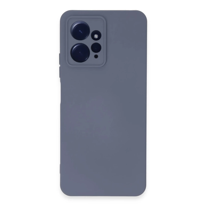 BFS  Xiaomi Redmi Note 12 4G Kılıf Nano içi Kadife Silikon - Gri