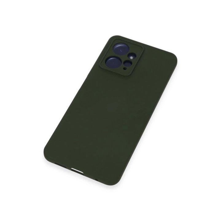 BFS  Xiaomi Redmi Note 12 4G Kılıf Nano içi Kadife Silikon - Koyu Yeşil