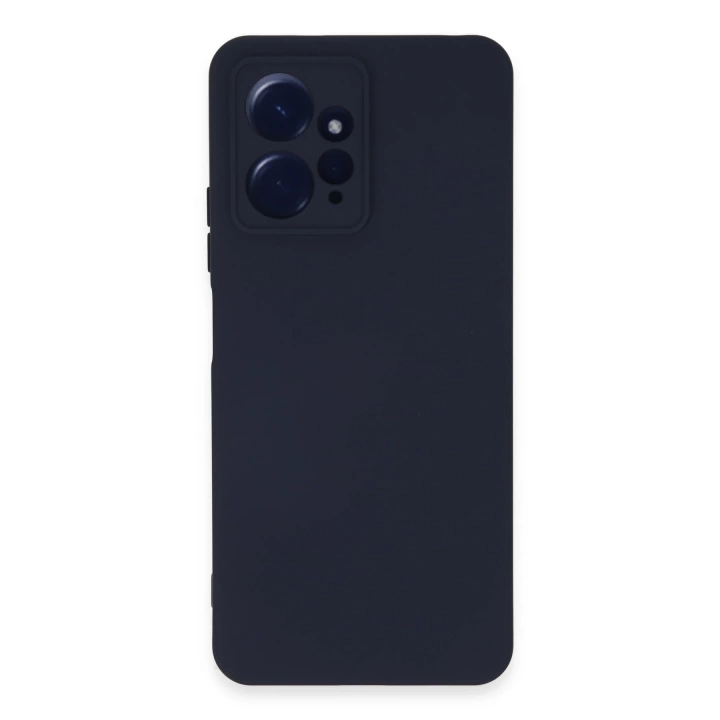 BFS  Xiaomi Redmi Note 12 4G Kılıf Nano içi Kadife Silikon - Lacivert