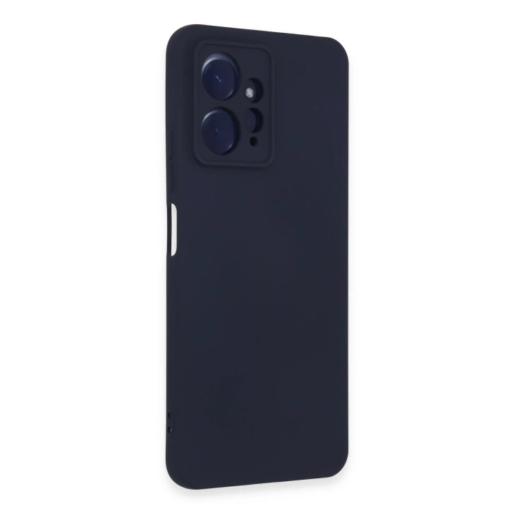 BFS  Xiaomi Redmi Note 12 4G Kılıf Nano içi Kadife Silikon - Lacivert