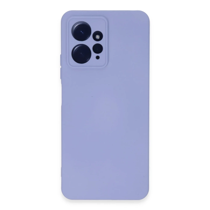 BFS  Xiaomi Redmi Note 12 4G Kılıf Nano içi Kadife Silikon - Lila