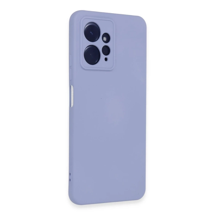 BFS  Xiaomi Redmi Note 12 4G Kılıf Nano içi Kadife Silikon - Lila