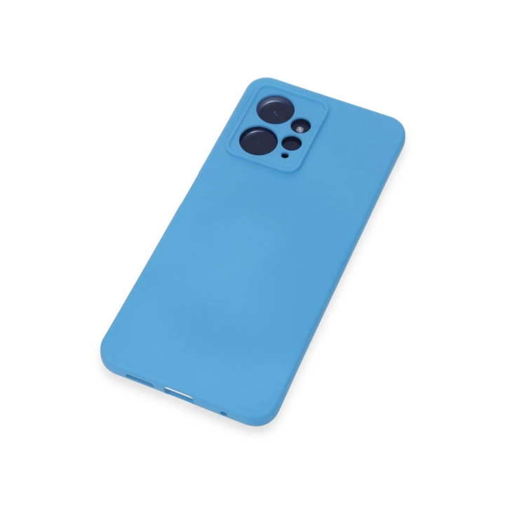 BFS  Xiaomi Redmi Note 12 4G Kılıf Nano içi Kadife Silikon - Mavi
