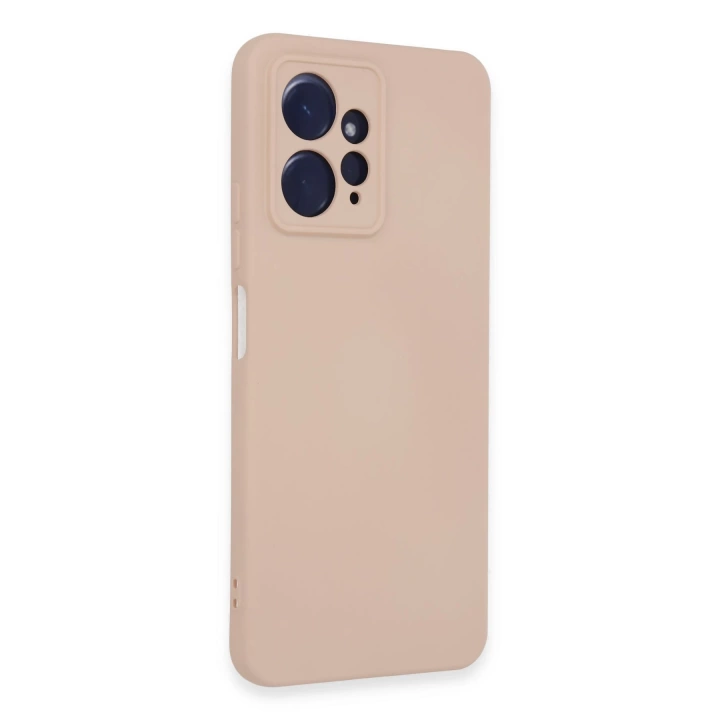 BFS  Xiaomi Redmi Note 12 4G Kılıf Nano içi Kadife Silikon - Pudra